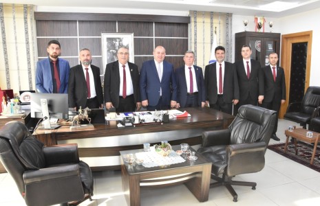Gönen Kaymakamı Dr. Arslan YURT ve Gönen Belediye Başkanı İbrahim PALAZ’ı makamında ziyaret ettik